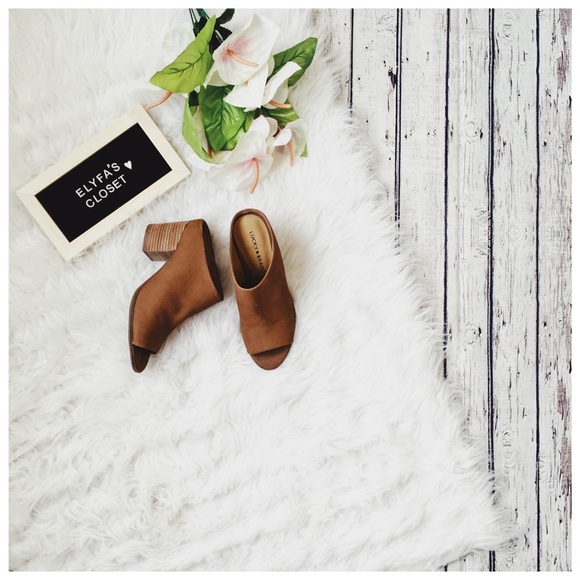 Lucky Brand Shoes - ⛔️FINAL SALE Lucky Brand: Leather Heeled Mules